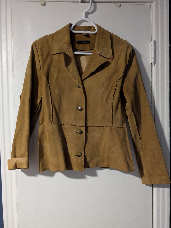 Jim & Pam Jackets & Blazers - Vintage Y2K 100% Genuine Leather/ Suede Women's Blazer Jacket